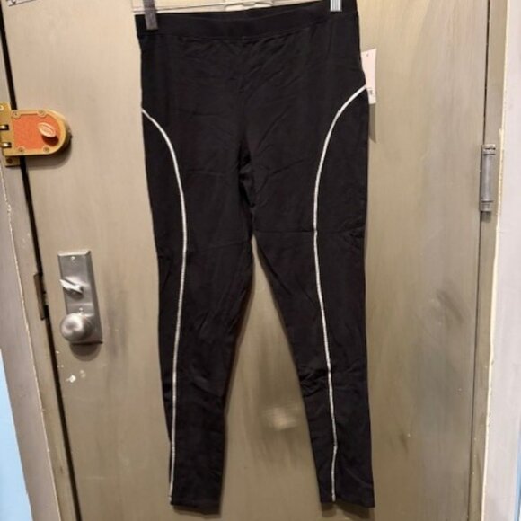 BP. Silver Piping Leggings with Split Front Hem - Picture 4 of 16